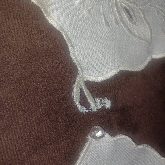 Collar Large Eyelet Lace White - Picture 4 of 6